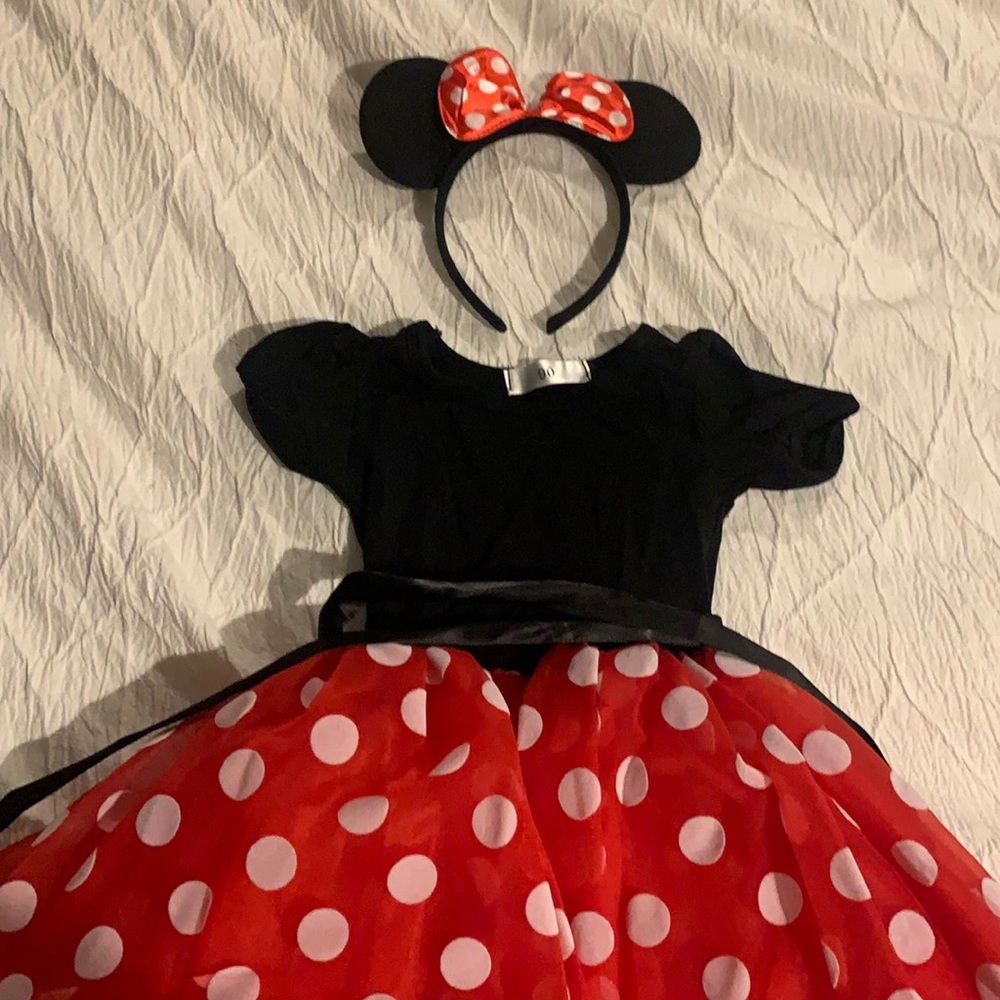 Dress up Minnie Mouse baby girl outfit 18-24months